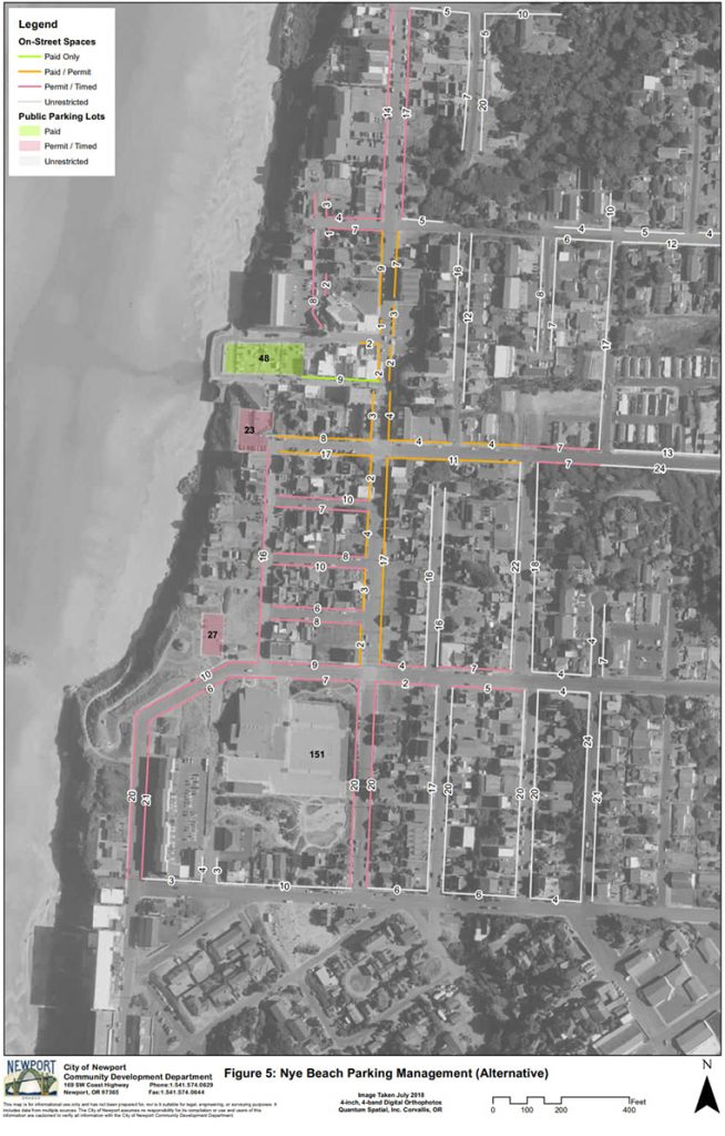 Nya Beach Parking Map